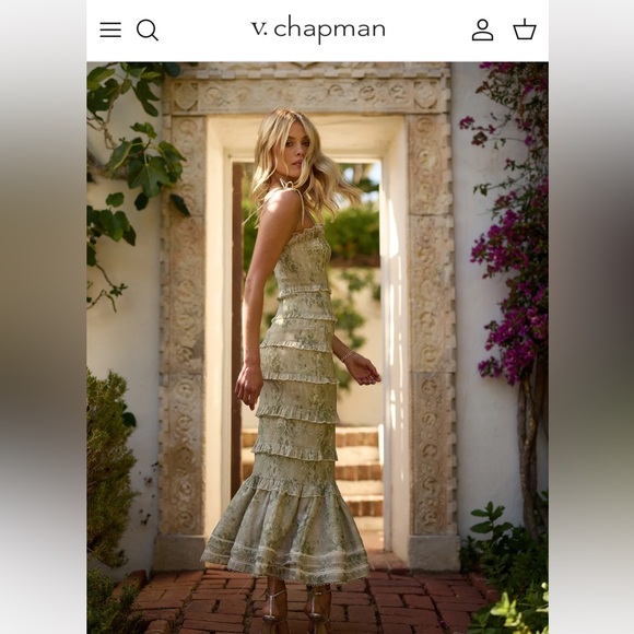 V. Chapman - The Geranium Dress in Sage
Tapestry - Picture 2 of 6